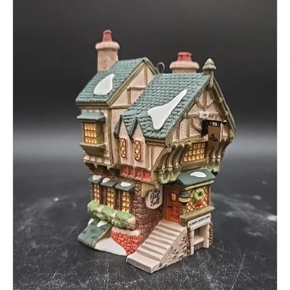 Dept 56 The Pied Bull Inn Ornament Dickens Village 1993 Collectors Edition Boxed